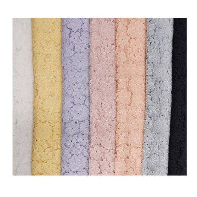 New Design Factory Price High Quality Nylon Cotton Lace Fabric